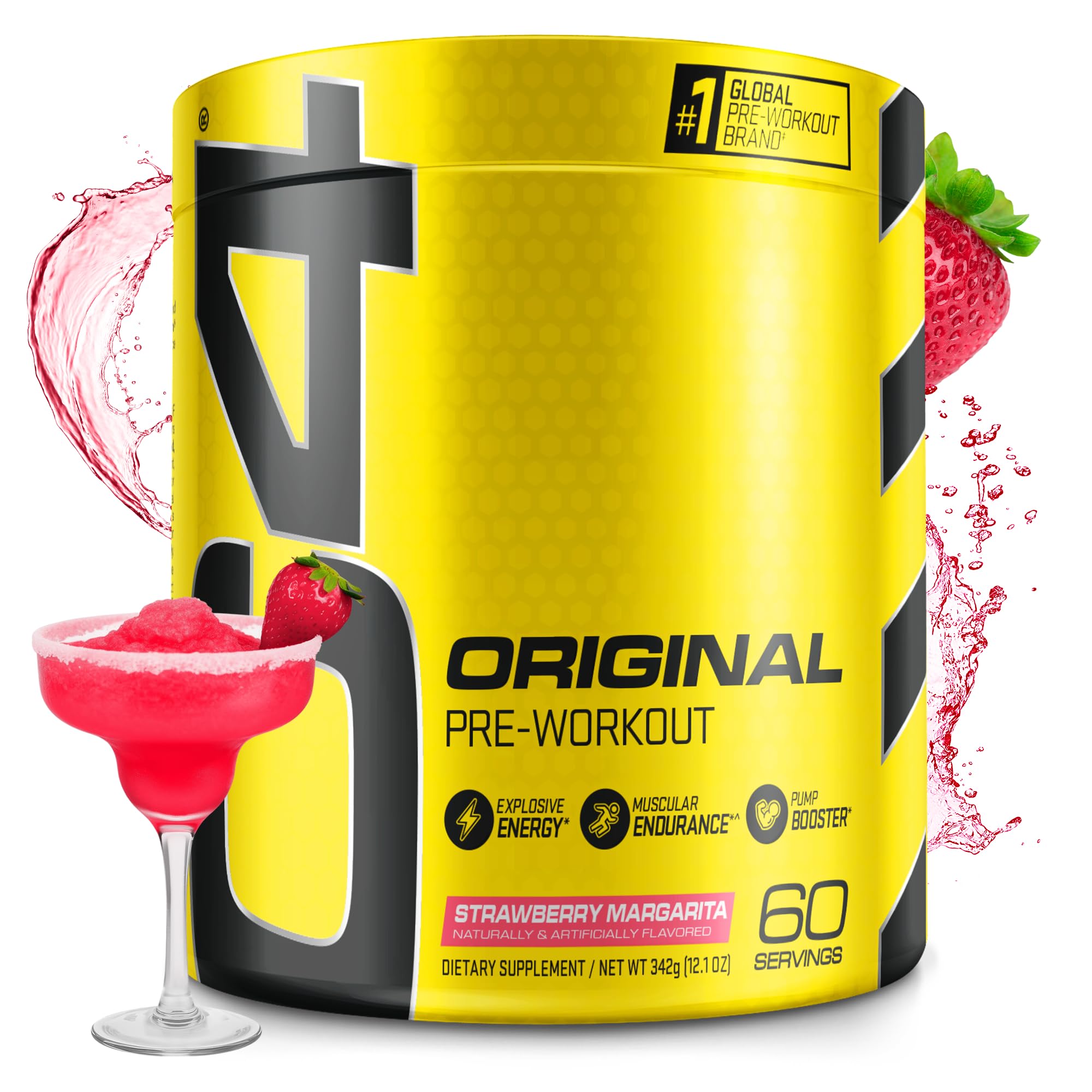 Cellucor C4 Original Pre Workout Powder Cherry Limeade | Vitamin C for Immune Support | Sugar Free Preworkout Energy for Men & Women | 150mg Caffeine + Beta Alanine + Creatine | 30 Servings