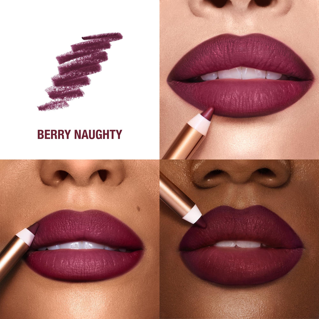 Charlotte Tilbury Lip Cheat Lip Liner Pencil - Gives Lips a Fuller-Looking, Defined Pout - Enriched with Jojoba Oil & Hyaluronic Acid - Waterproof, Smudge-Proof & Transfer-Proof