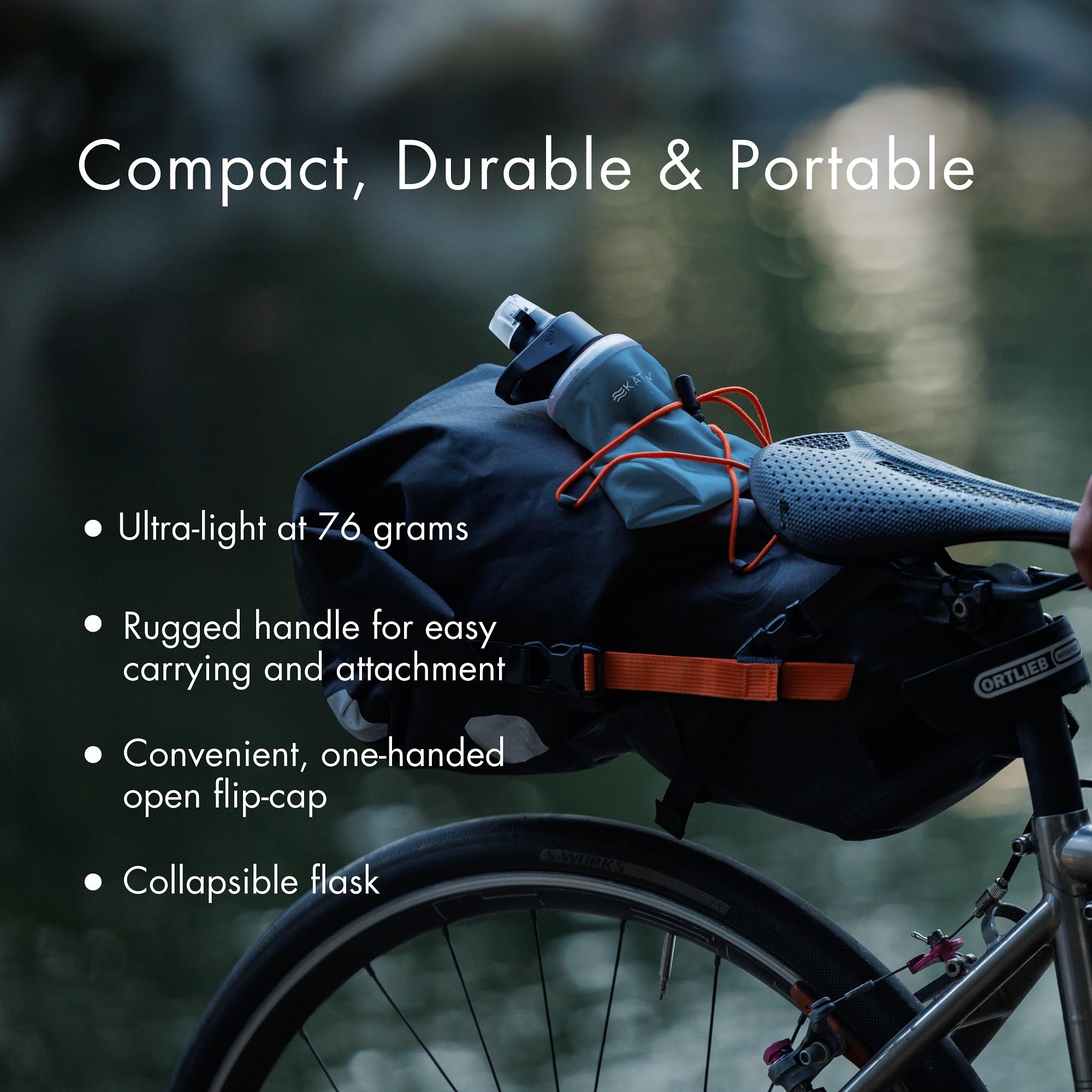 Katadyn BeFree 1.0L Ultralight Collapsible Water Filter Bottle for Hiking, Camping, Backpacking