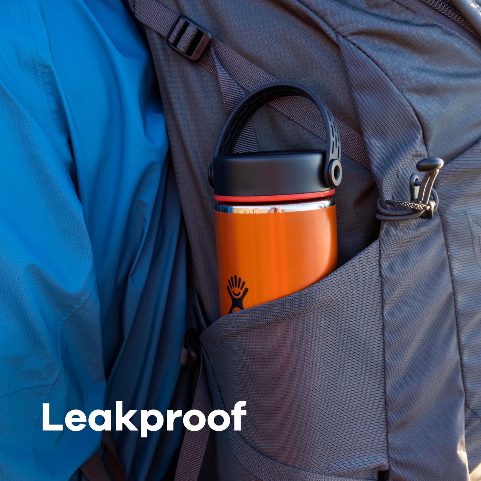 Hydro Flask 40 Oz Lightweight Trail Series Wide Flex Cap Serpentine- Hiking Water Bottle