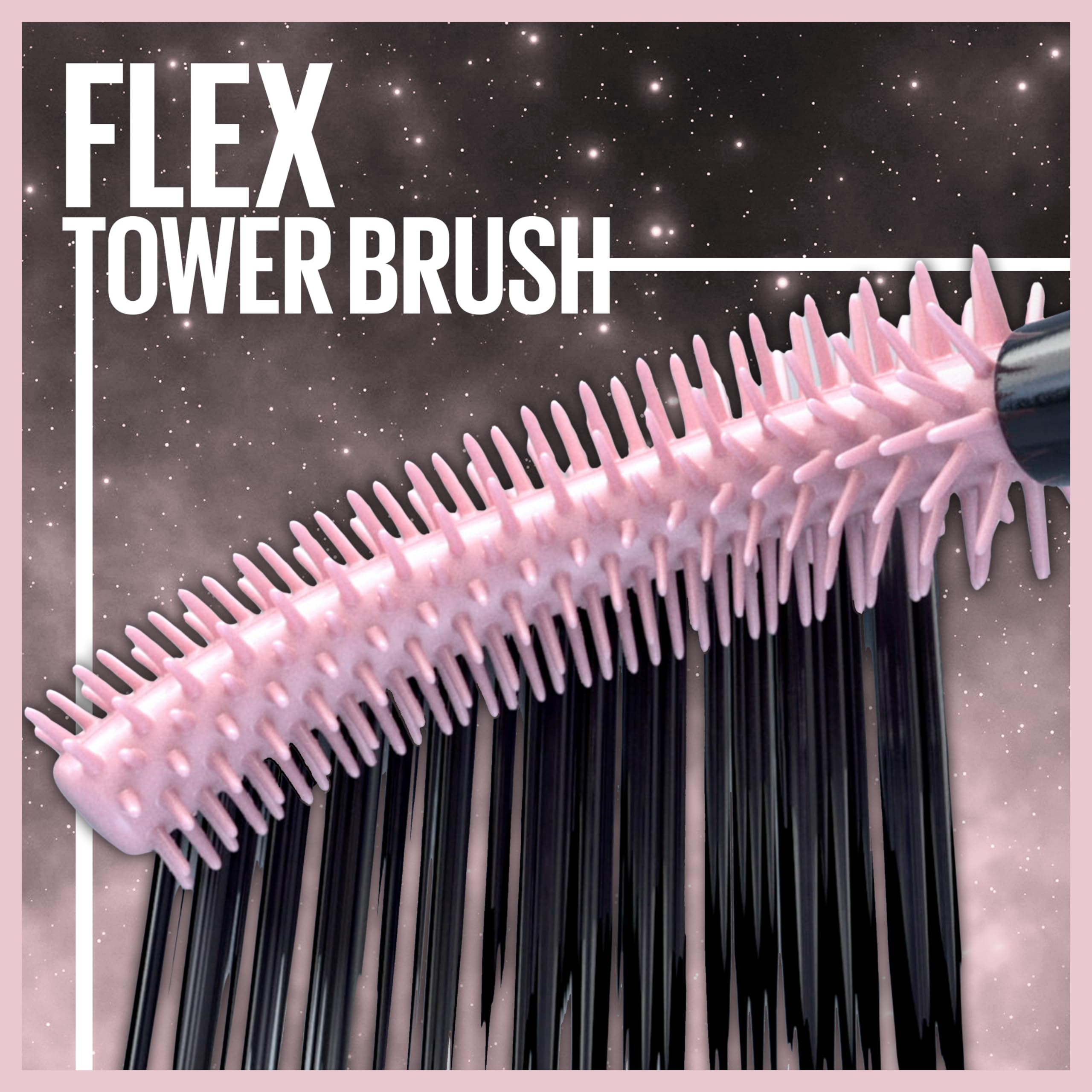 Maybelline Lash Sensational Sky High Washable Mascara Makeup, Volumizing, Lengthening, Defining, Curling, Multiplying, Buildable Formula, Blackest Black, 1 Count