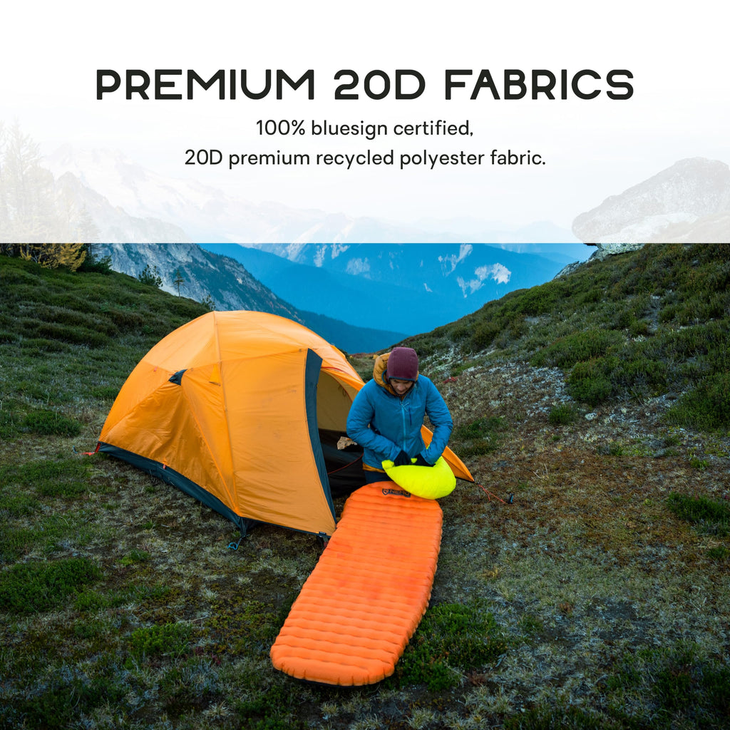 Nemo Tensor Ultralight Insulated Sleeping Pad (2022) | Insulated Camping Sleeping Pad with Quiet Support, Regular Wide