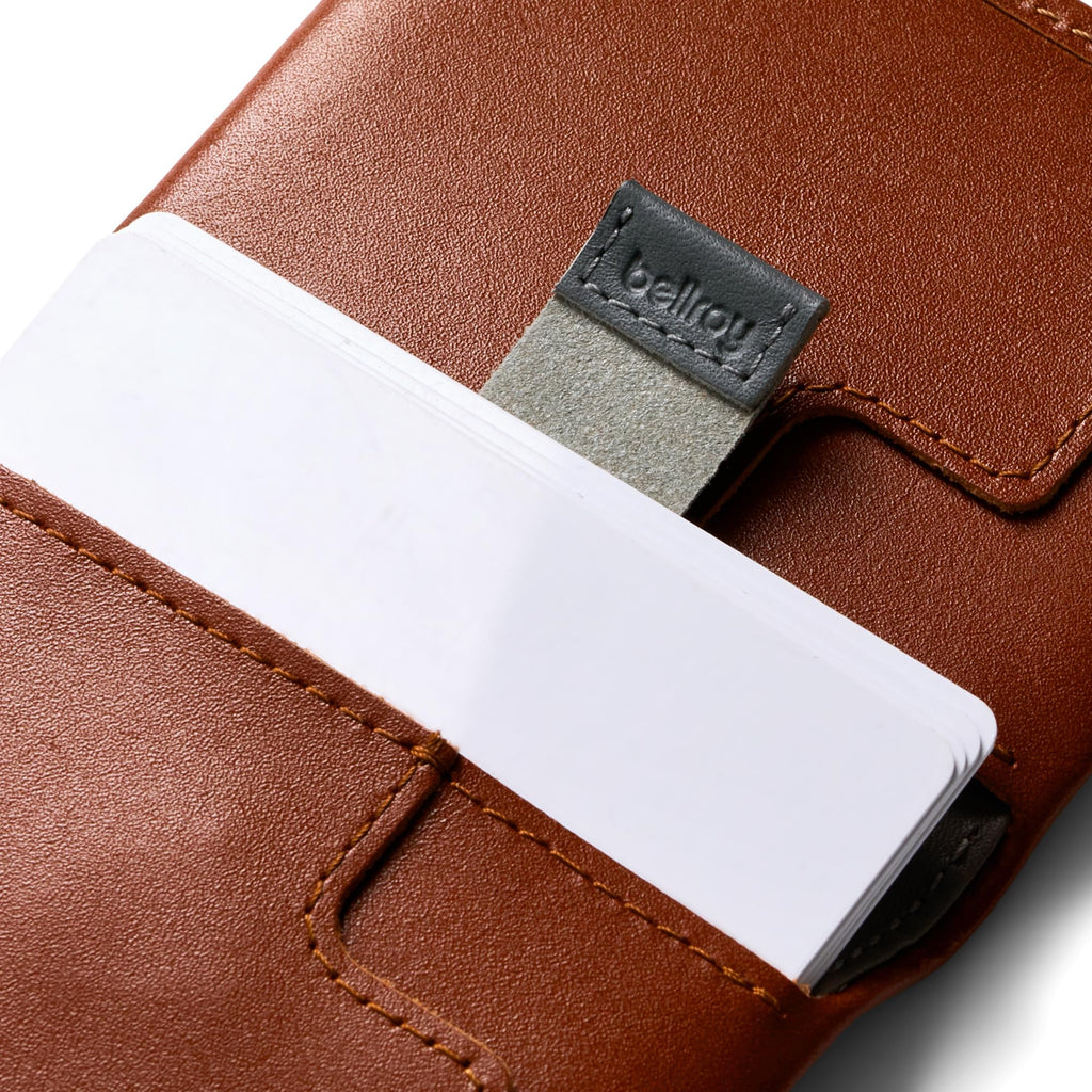 Bellroy Slim Sleeve, slim leather wallet (Max. 8 cards and bills)