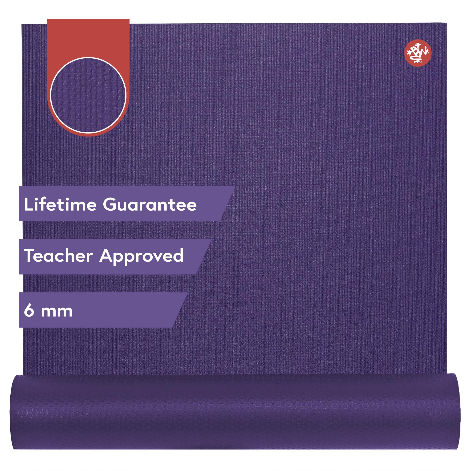 Manduka PRO Yoga Mat - 6mm | Lifetime Durability | Hygienic Construction | Premium Studio Quality | Teacher Approved
