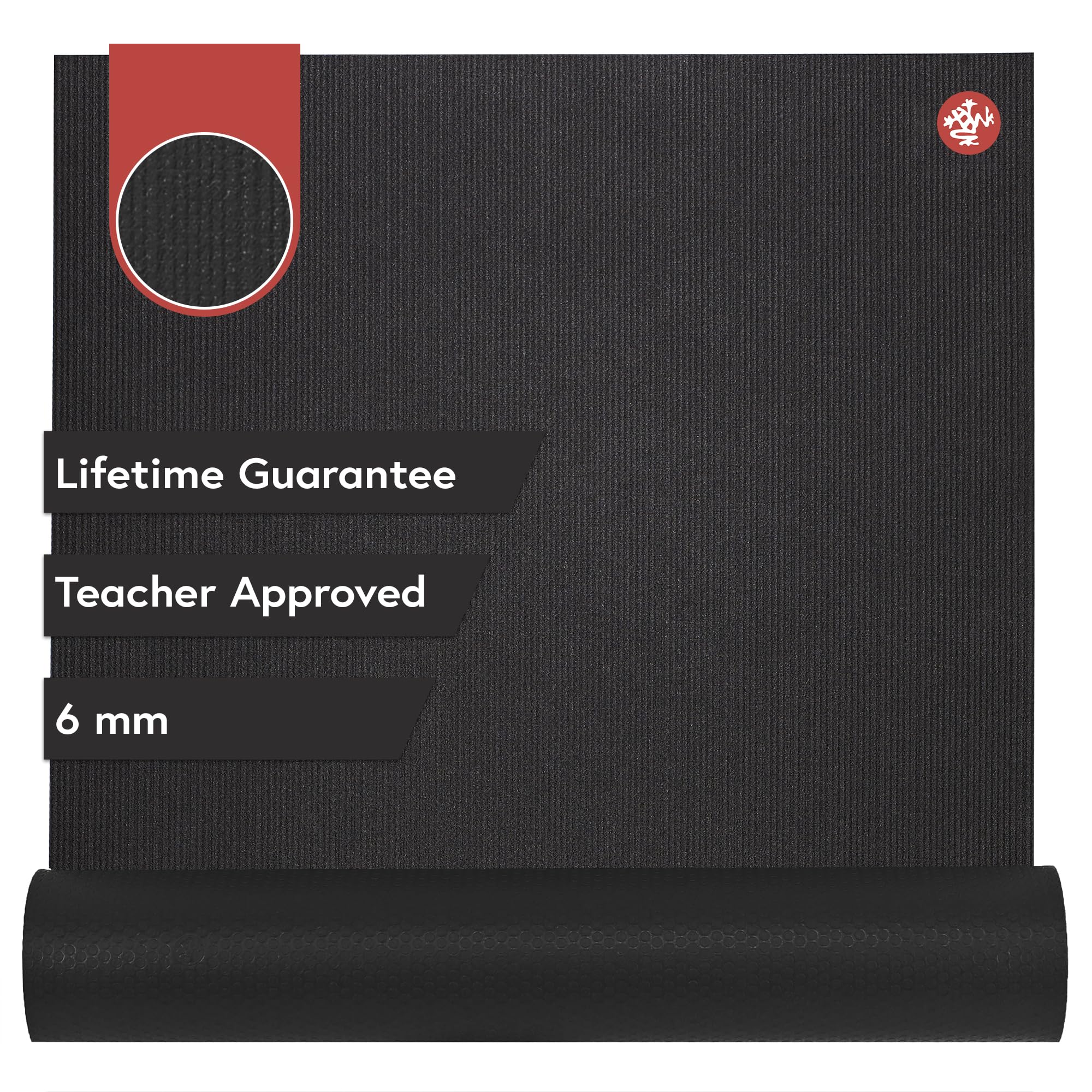 Manduka PRO Yoga Mat - 6mm | Lifetime Durability | Hygienic Construction | Premium Studio Quality | Teacher Approved