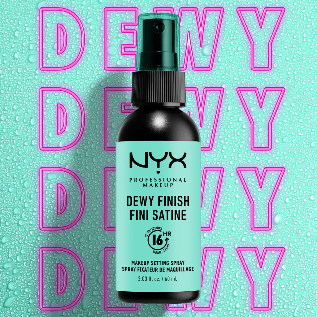 NYX PROFESSIONAL MAKEUP Makeup Setting Spray - Matte Finish, Long-Lasting Face Mist for up to 16HR Wear, Vegan Formula